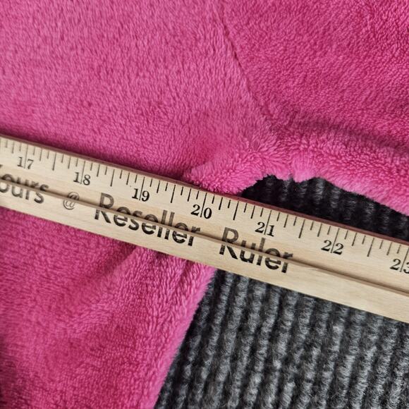 Disney Minnie Mouse Shirt Girls LARGE Pink Fleece Sleepwear Long Sleeve Graphic - Picture 10 of 13